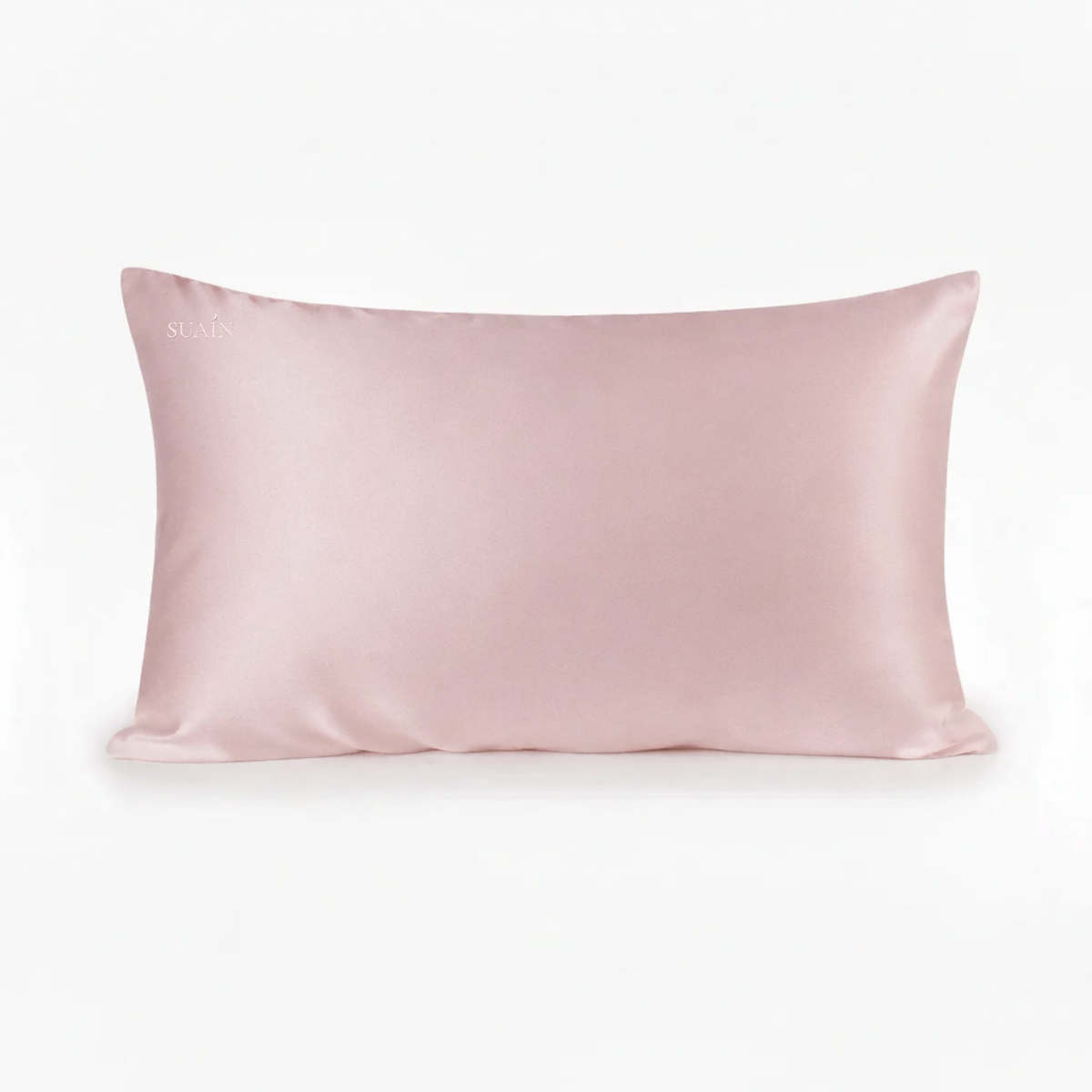 Organic Mulberry Silk Pillowcase in Dawn Pink