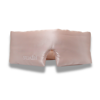 Organic Mulberry Silk Sleep Mask in Dawn Pink