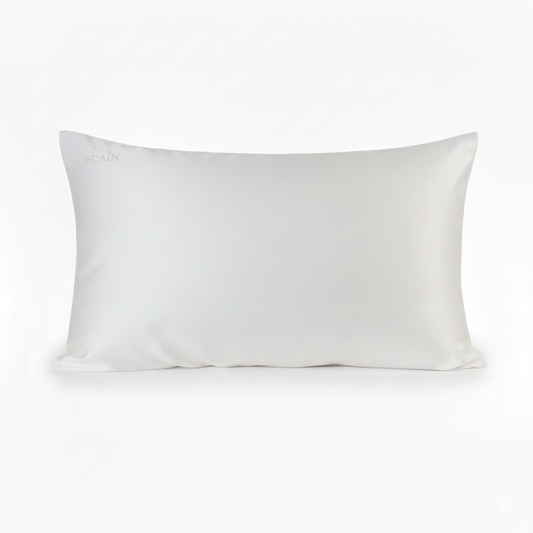 Organic Mulberry Silk Pillowcase | Ivory White