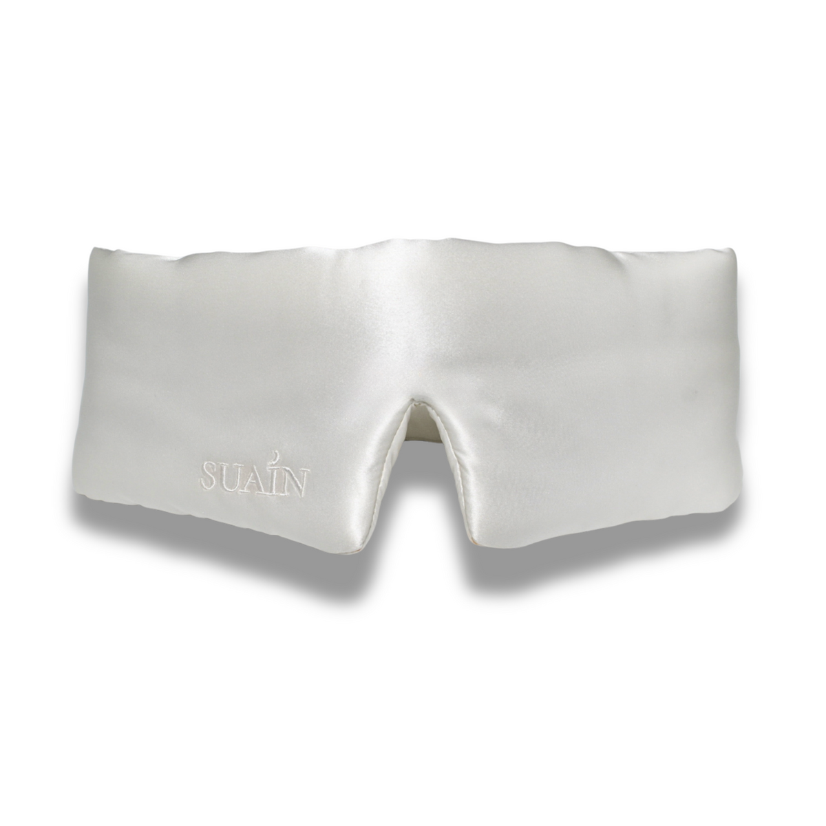 Organic Mulberry Silk Sleep Mask in Ivory White