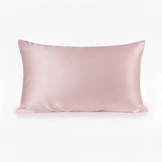 Organic Mulberry Silk Pillowcase | Dawn Pink