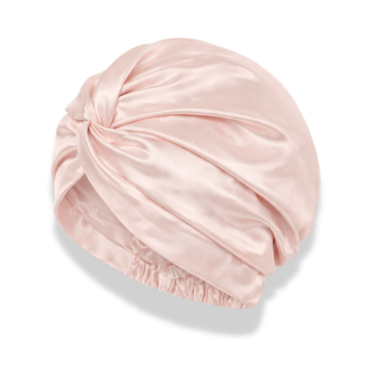 Organic Mulberry Silk Bonnet | Dawn Pink